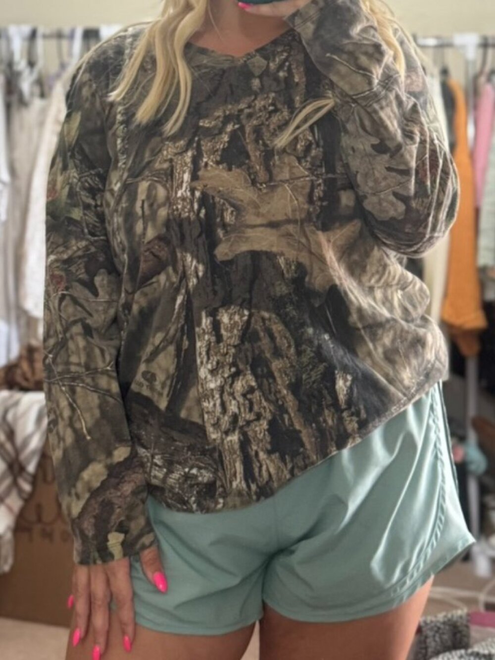Mossy Oak Camo Long Sleeve T-Shirt
